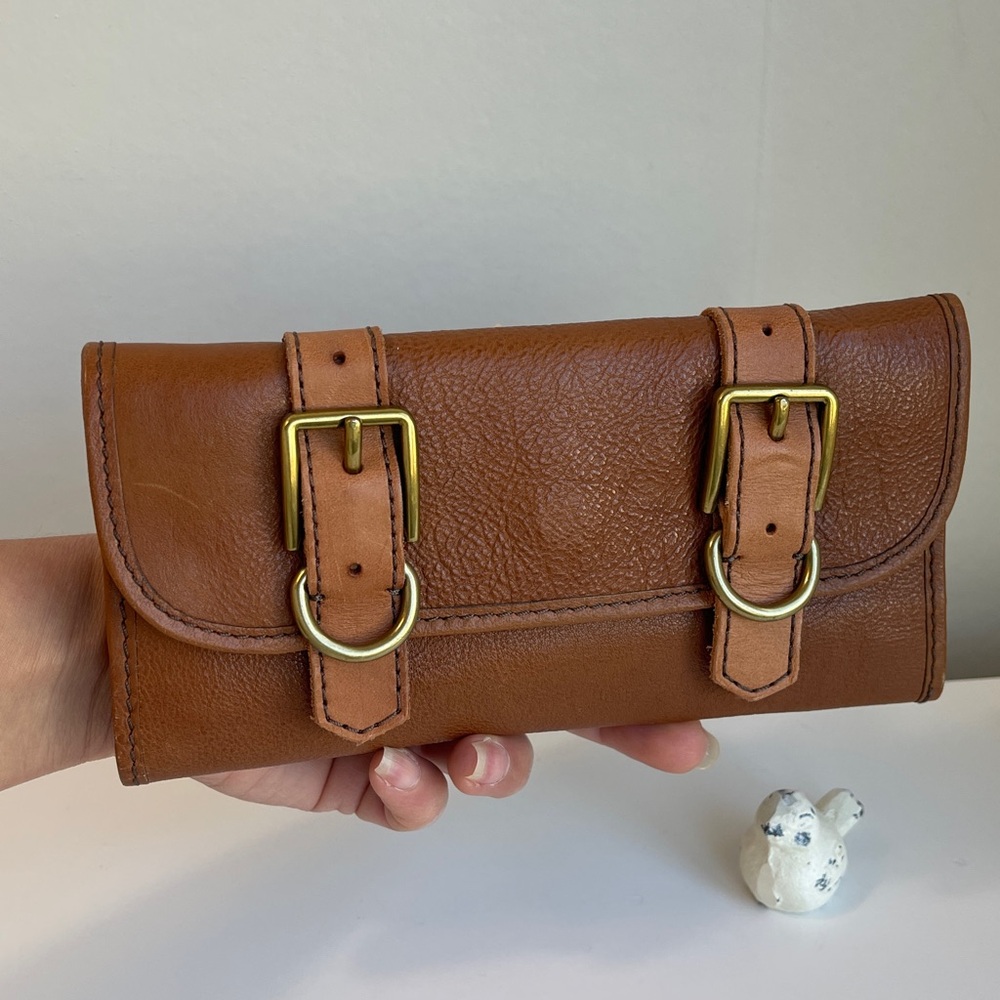 Fossil Long Live Vintage Genuine Leather Wallet - Picture 7 of 15